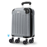 40cm Skywander Underseat Cabin Bag - Silver