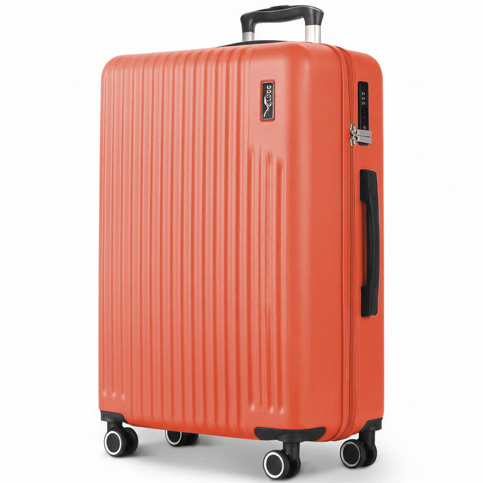 Vacay Terra Cotta 32" hard shell XL suitcase with spinner wheels & telescopic handle