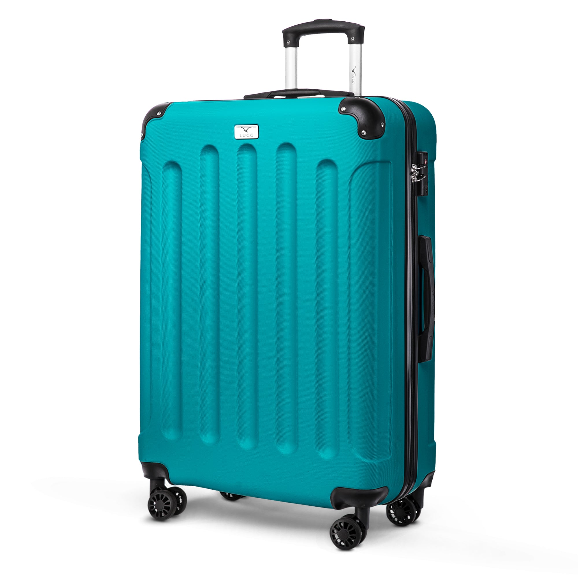 LUGG Skywander 28” Lightweight Luggage - 75cm x 49cm x 29cm - Strong & Lightweight with Secure TSA Lock, Smooth 360° Wheels & Resilient Handle- Teal