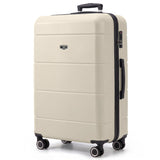 Stone 32 inch hard shell suitcase, extra large check-in size with spinner wheels