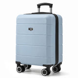 Slate Blue 15in Jetset hard shell cabin bag, 4-wheel spinner easyJet approved hand luggage