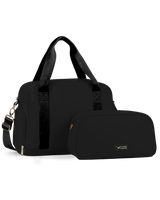 Waterproof Duffle & Toiletry Bag Set - Black | EasyJet Cabin Size