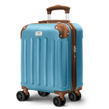 15" Skywander Cabin Bag - Blue & Brown