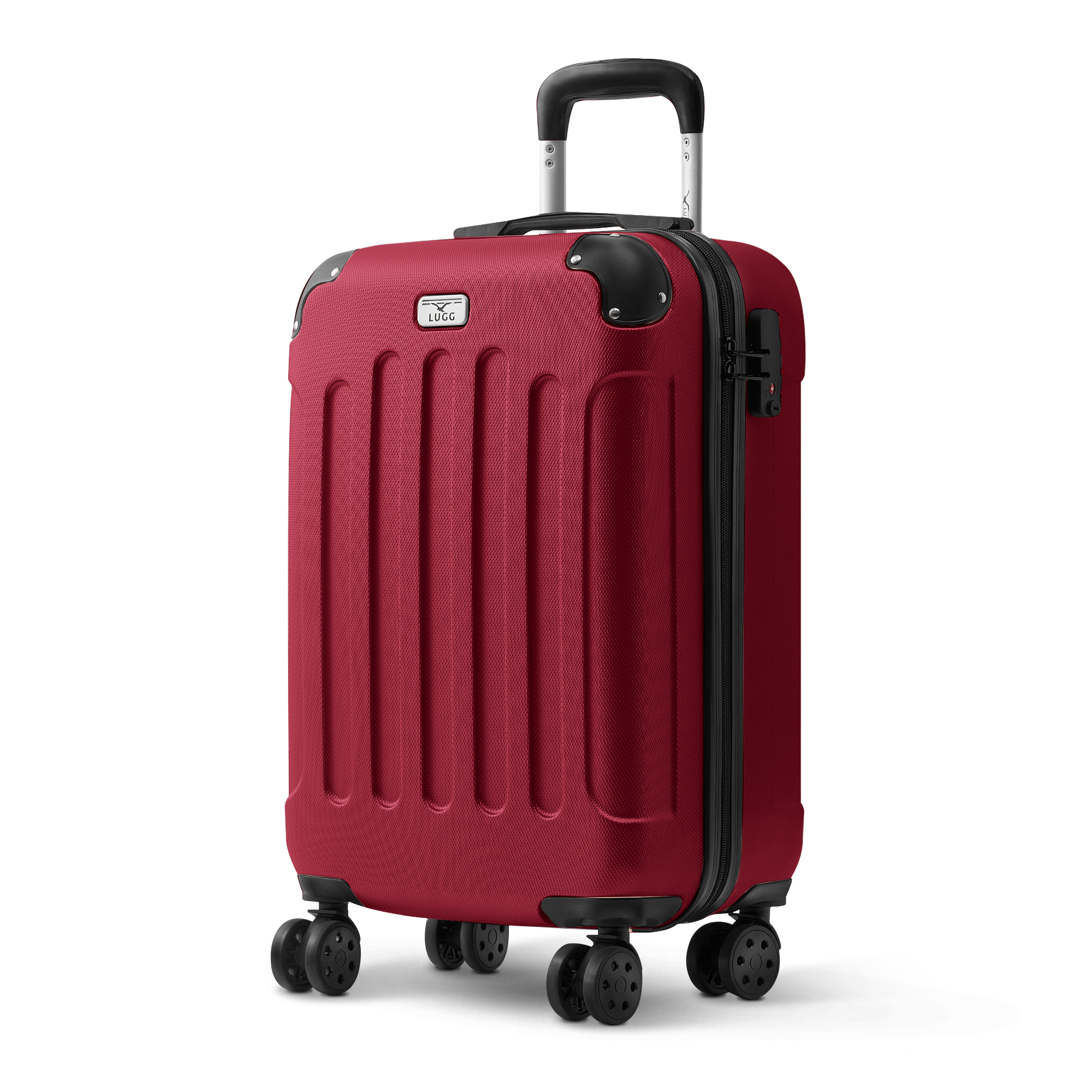 Stand Out in Style with the LUGG Skywander 20-Inch Burgundy Suitcase