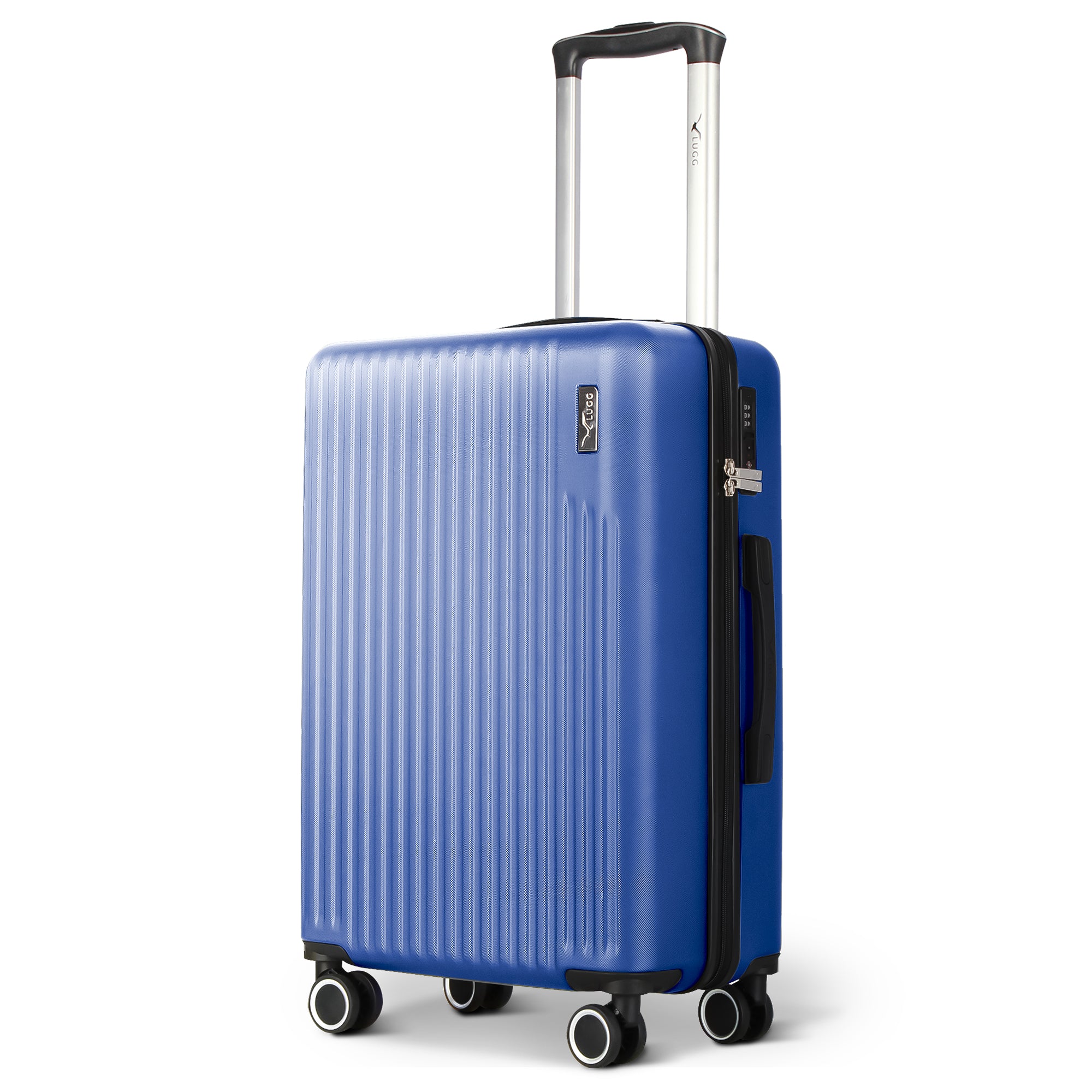 Vacay 20” Suitcase ABS Luggage with TSA Indent Lock, Aluminium Trolley Handle, 360° Spinner Wheels - Airline Compatible (55 x 35 x 23cm) - Dusk