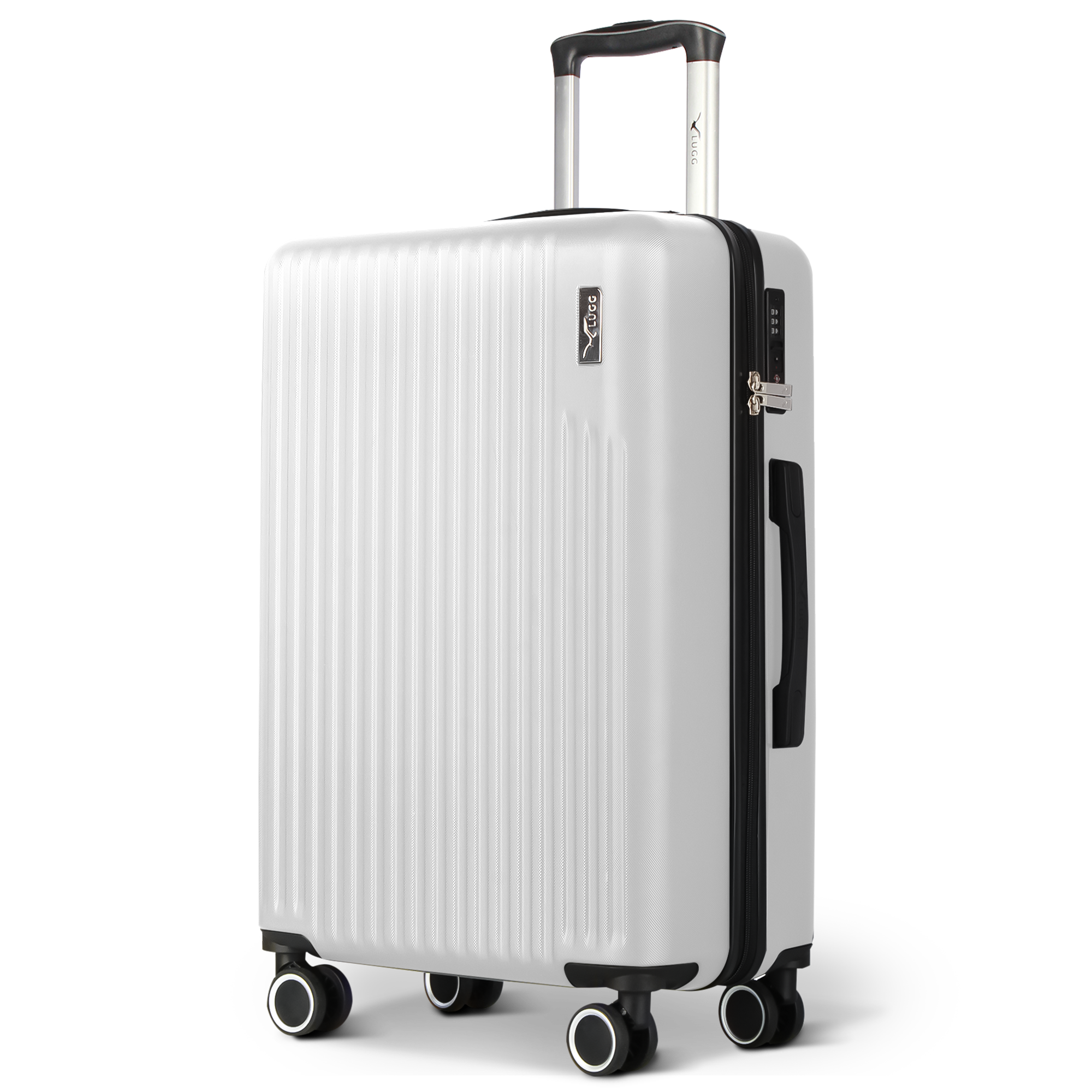 LUGG 24" Vacay Suitcase Pearl - Stylish Travel UK