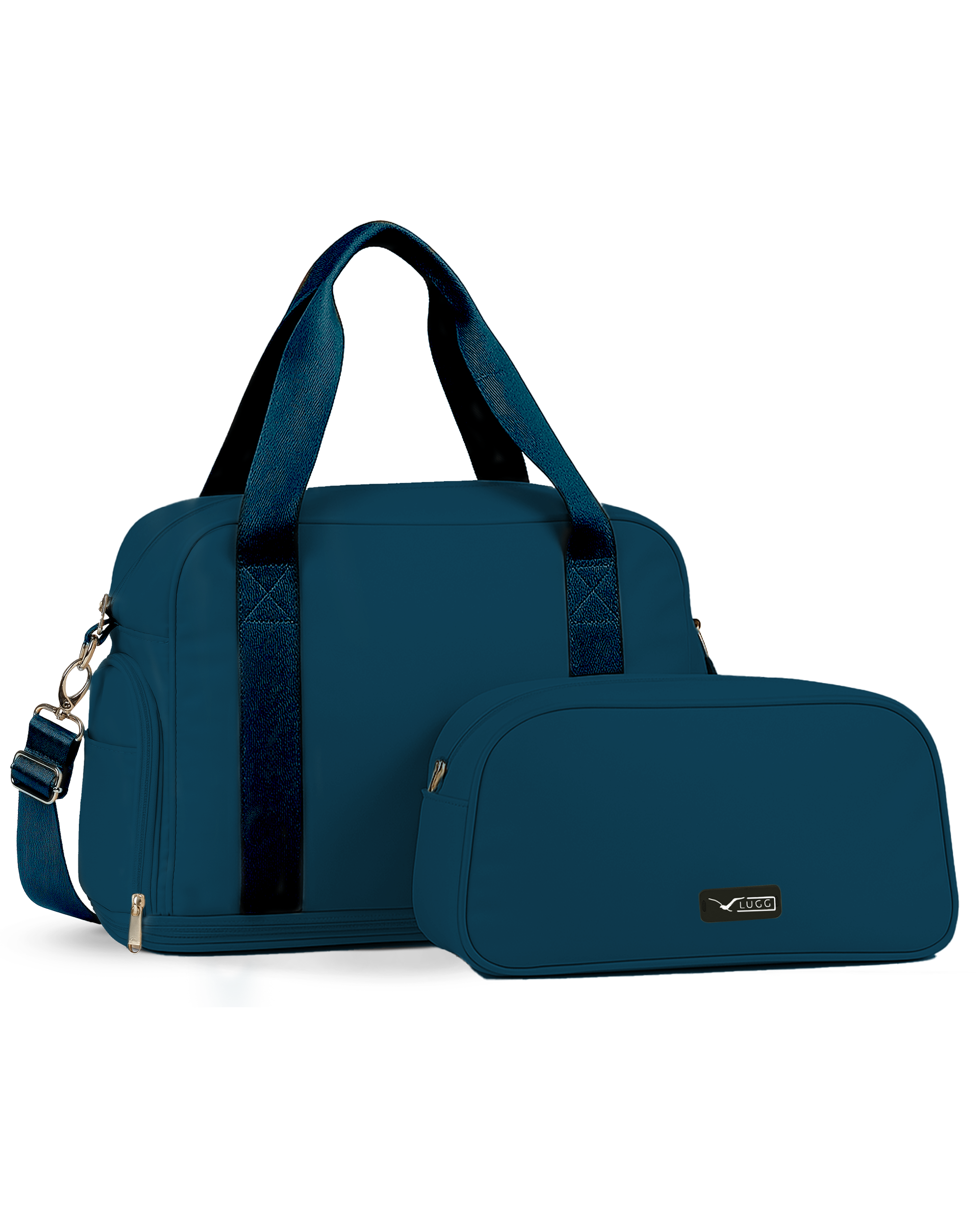 LUGG Duffle & Toiletry Bag Set – Waterproof Travel Bags for Men & Women - Teal
