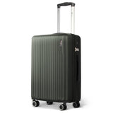 Army Green Vacay 55x35x23cm cabin suitcase, hard shell carry-on with spinner wheels