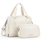 Waterproof Duffle & Toiletry Bag Set - Ivory | EasyJet Cabin Size