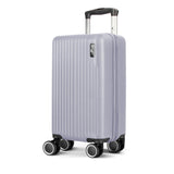 Vacay Hazy 40cm hard shell underseat cabin bag, front view with spinner wheels