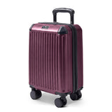 Oxblood Sky Rover 40cm hard shell cabin bag with spinner wheels, underseat travel suitcase