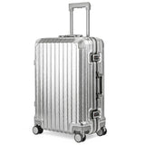 24" Solo Explorer Medium Suitcase - Metallic Silver