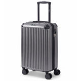 Gunmetal Sky Rover 20-inch hard shell cabin suitcase with TSA lock and spinner wheels