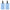 Two Slate Blue luggage tags side by side, 2-pack suitcase ID tag set UK