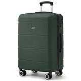 LUGG Army Green 24" hard shell medium suitcase with spinner wheels & telescopic handle