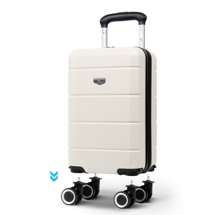 Stone Jetset 40x30x20cm underseat cabin bag, hard shell case with detachable spinner wheels