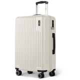 Vacay Stone 24" hard shell medium suitcase with spinner wheels & telescopic handle