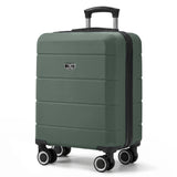 Army Green 15in Jetset hard shell cabin bag, 4-wheel spinner easyJet approved hand luggage