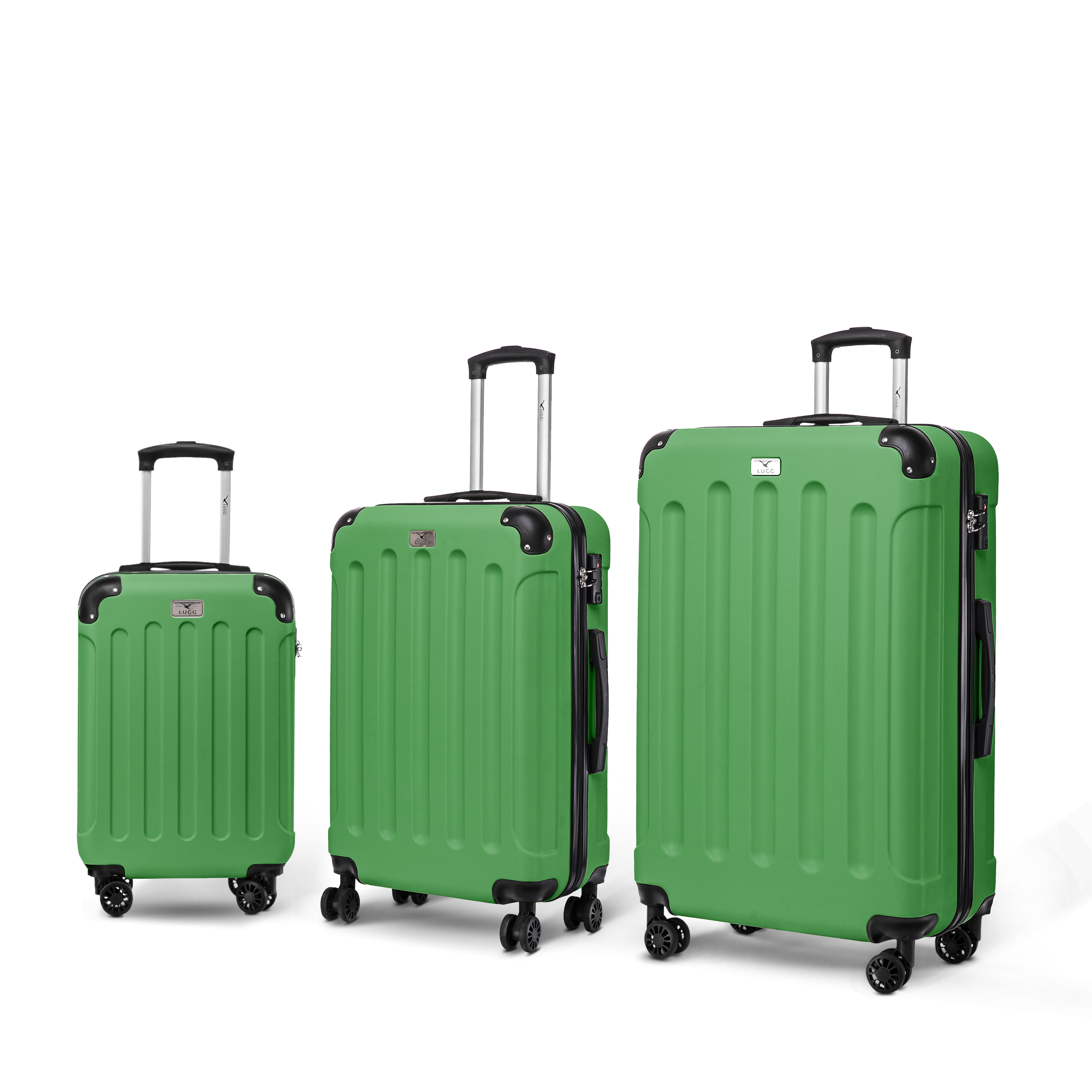 Skywander 3pc Suitcase Set in Khaki