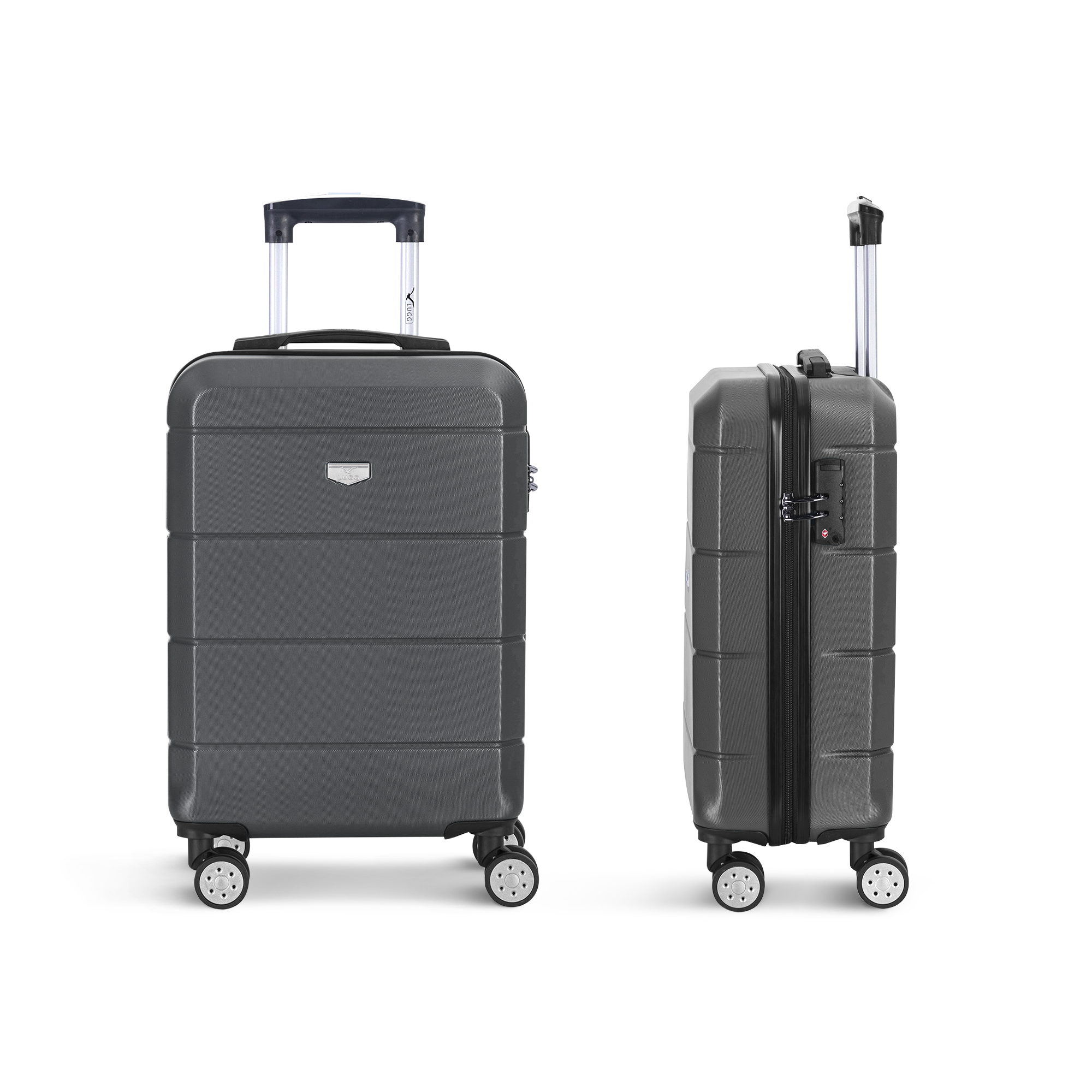Jetset 20-Inch Suitcase in Gunmetal Grey