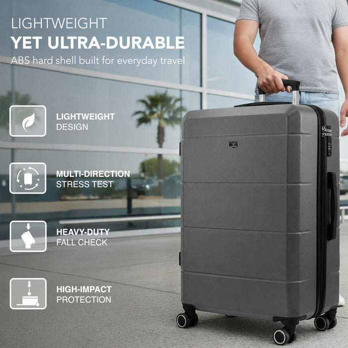 28" Jetset Large Suitcase - Gunmetal