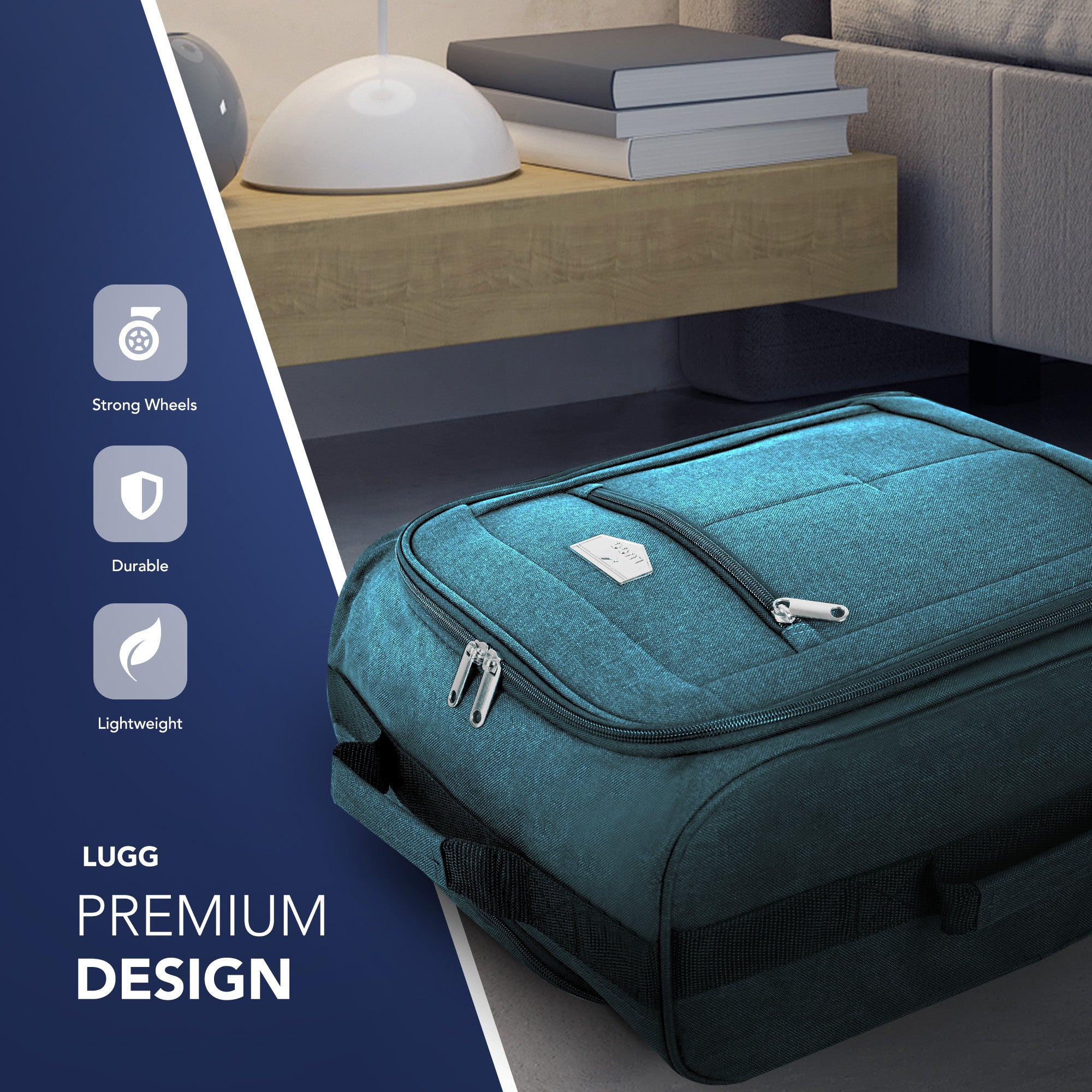Soft Cabin Bag for EasyJet Overhead Locker - Teal