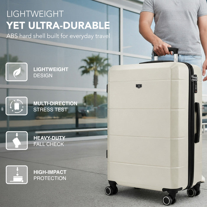 28" Jetset Large Suitcase - Ivory
