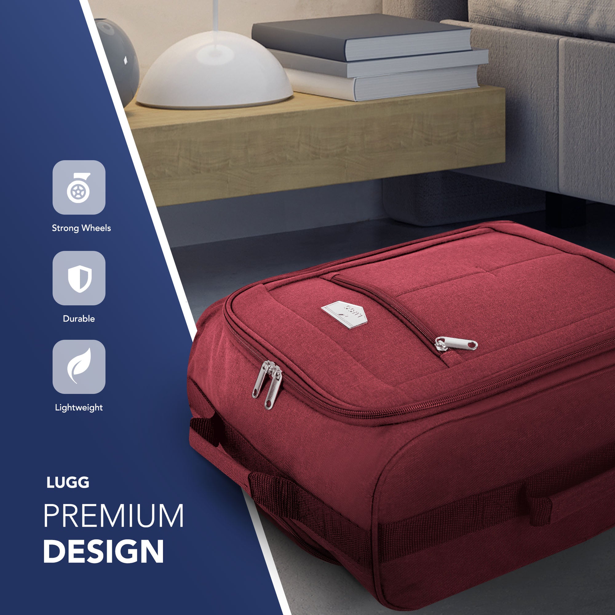 Soft Cabin Bag for EasyJet Overhead Locker - Red