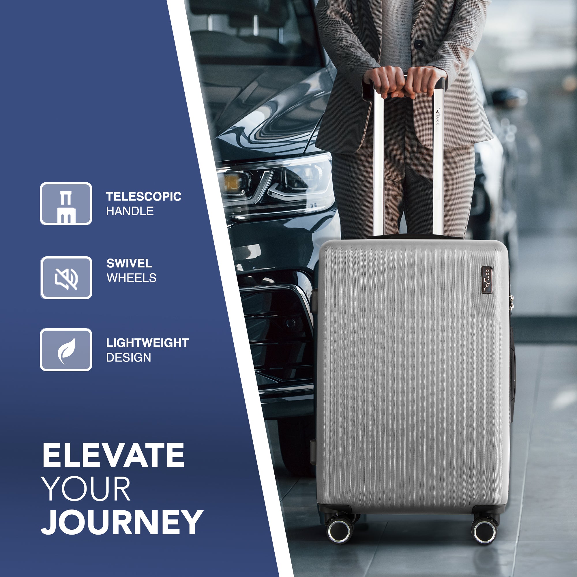 20" Vacay Cabin Suitcase - Raven