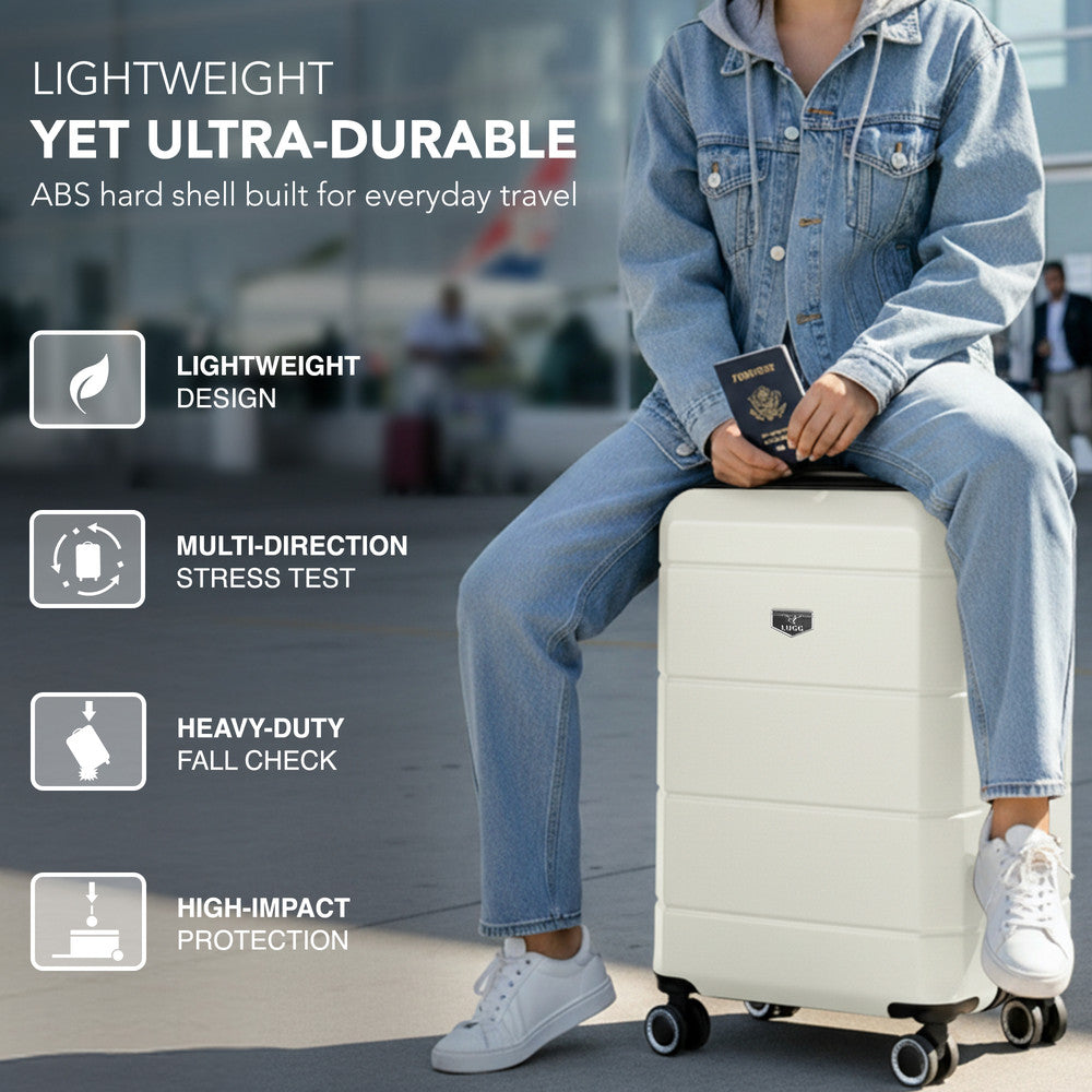 20" Jetset Cabin Suitcase - Ivory
