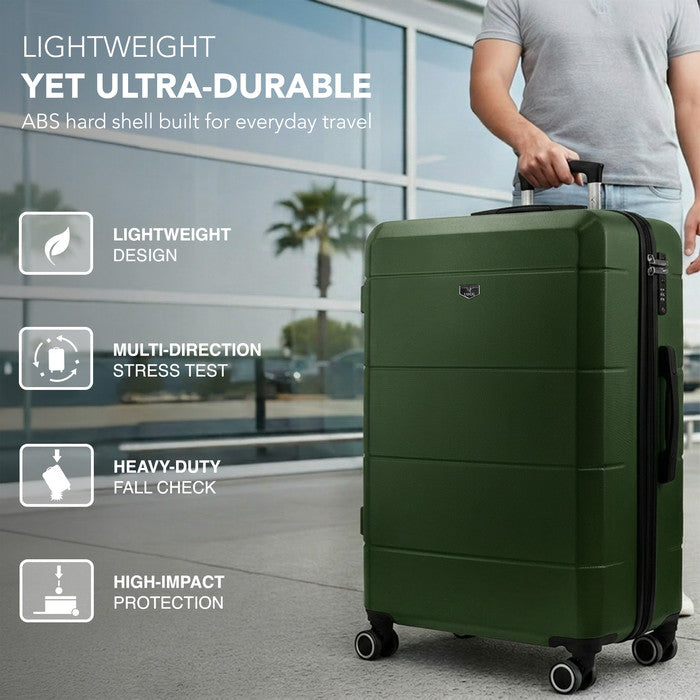 28" Jetset Large Suitcase - Army Green
