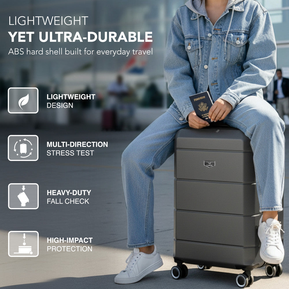 20" Jetset Cabin Suitcase - Gunmetal
