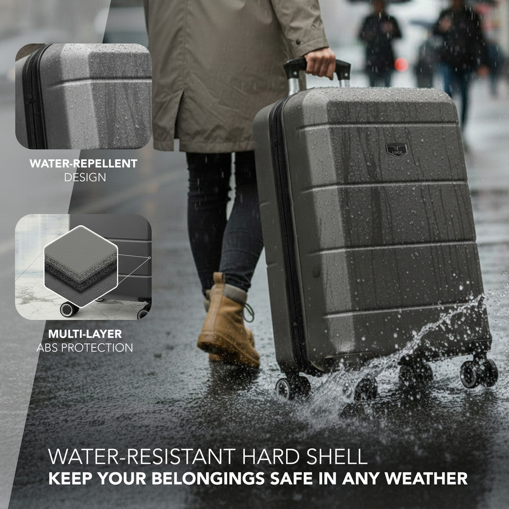 20" Jetset Cabin Suitcase - Gunmetal