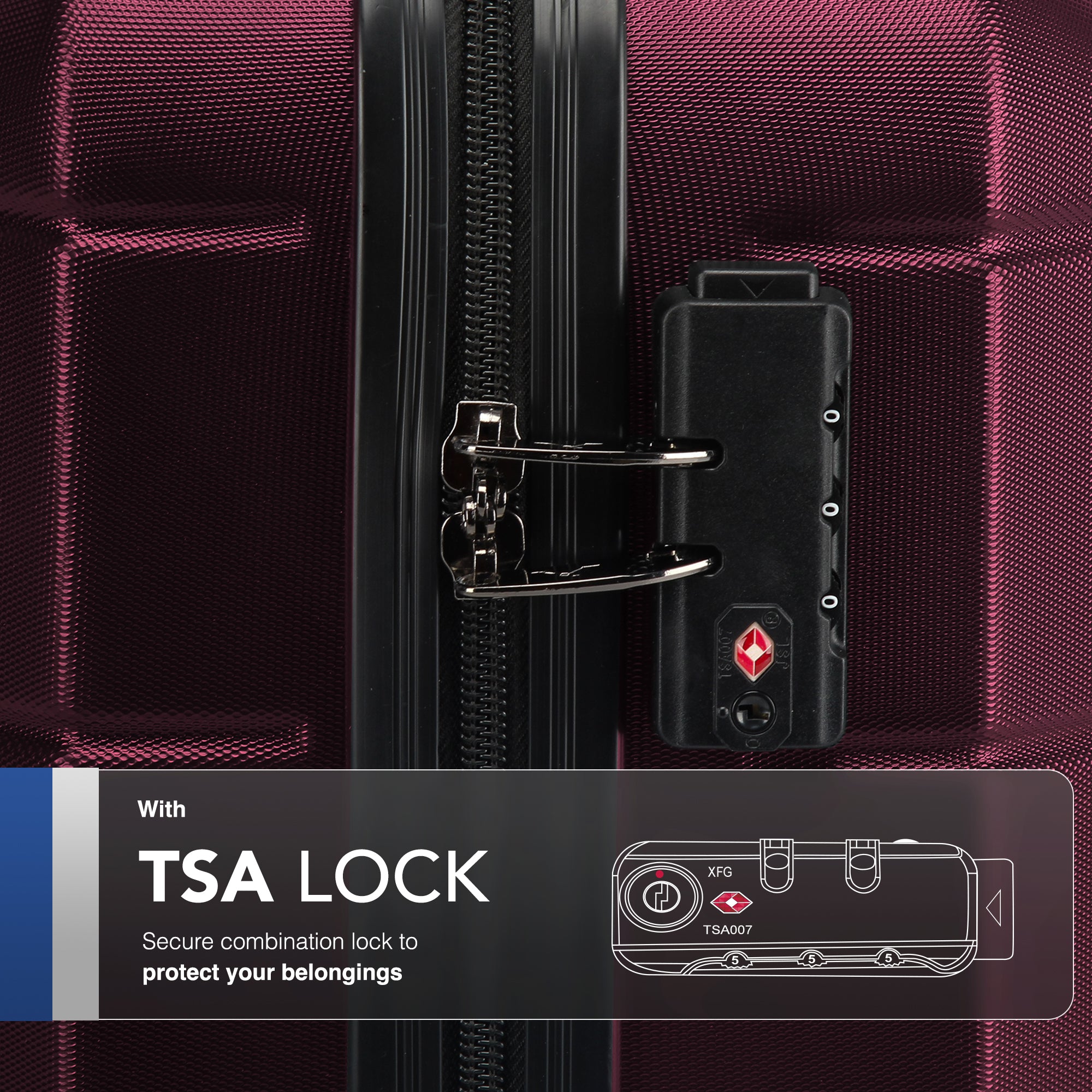 15" Jetset Cabin Bag - Burgundy