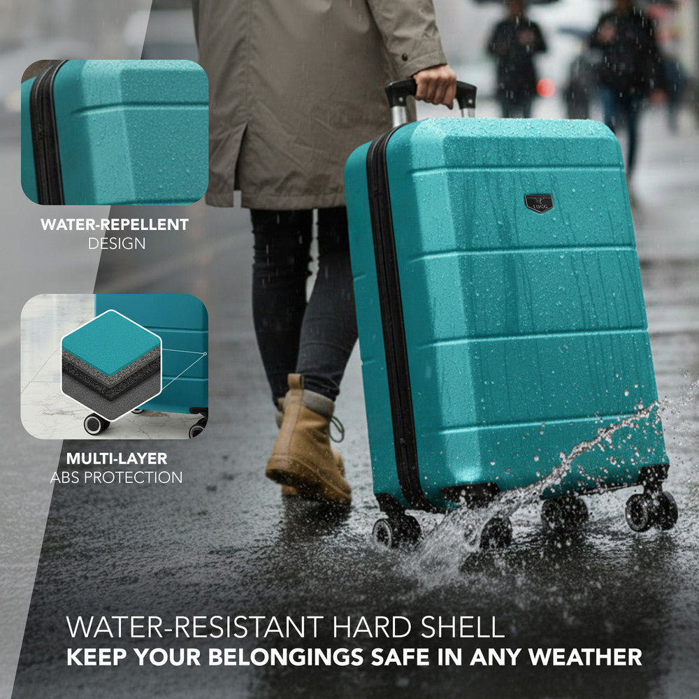 Jetset 20" Cabin Suitcase - 55 x 35 x 23cm in Teal
