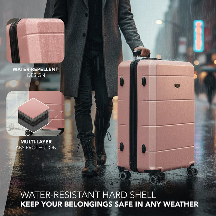 28" Jetset Large Suitcase - Rose Gold