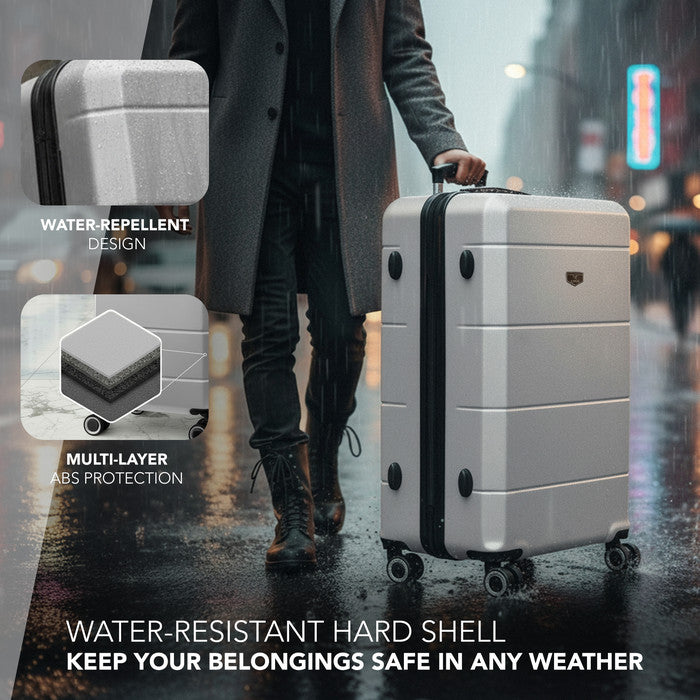 28" Jetset Large Suitcase - Silver