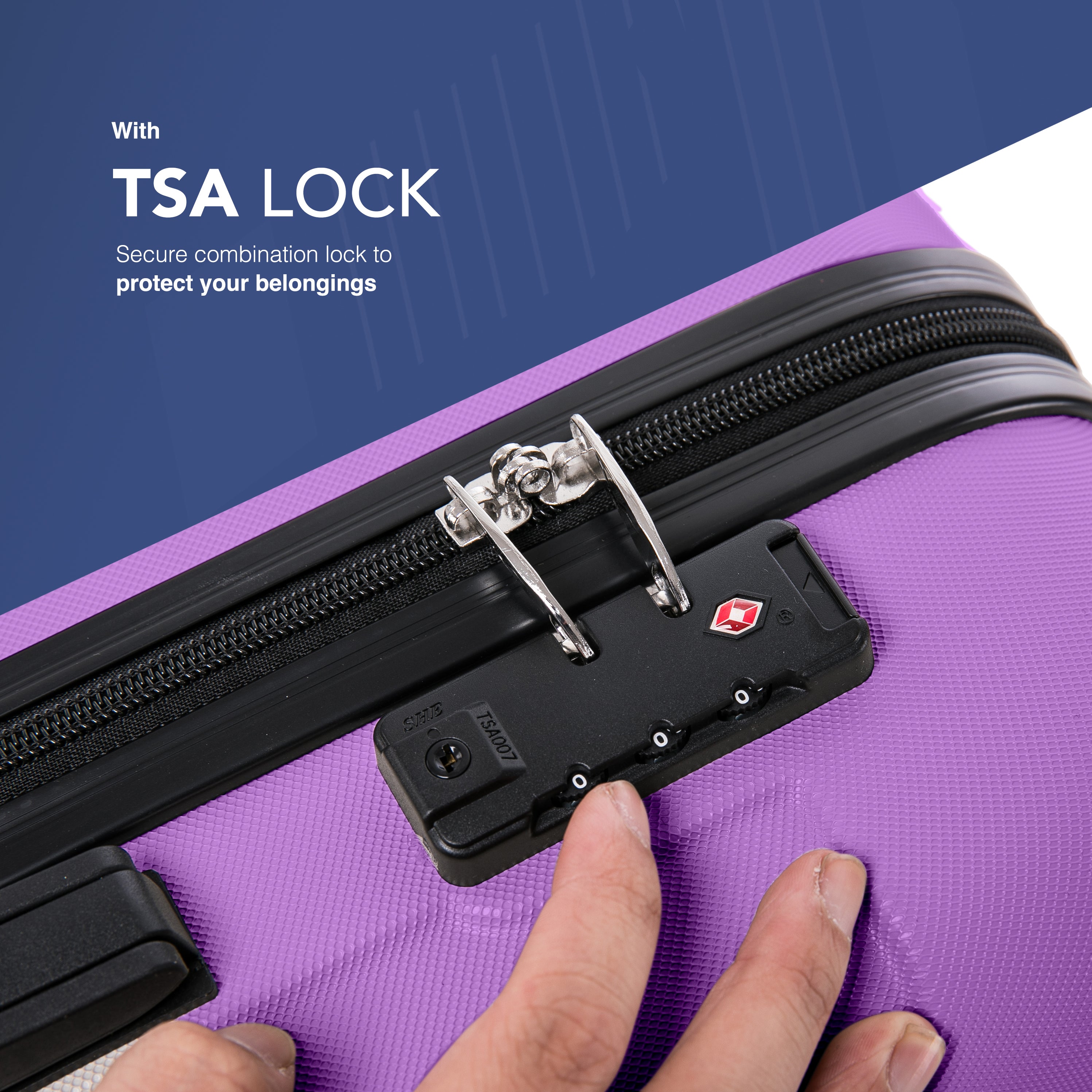 20" Skywander Cabin Suitcase - Lavender