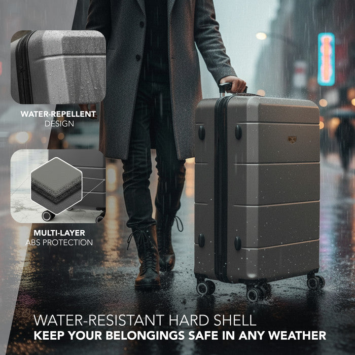 28" Jetset Large Suitcase - Gunmetal