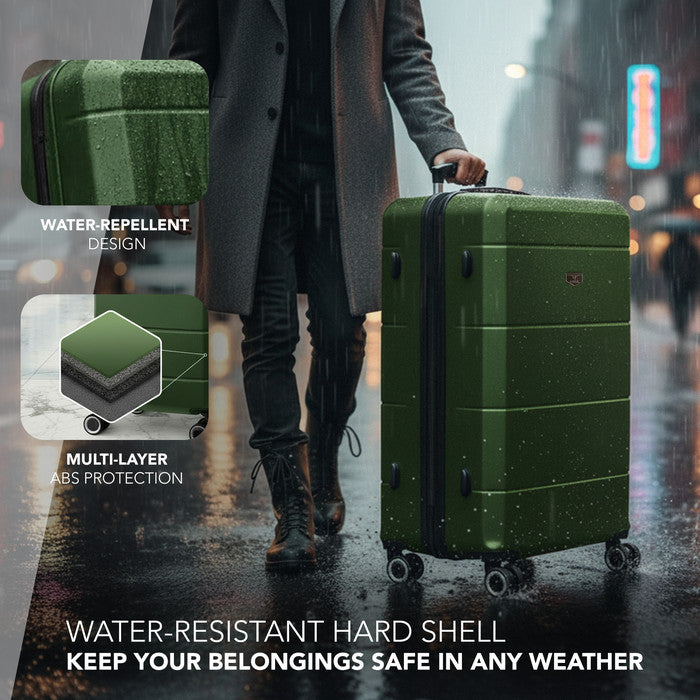 28" Jetset Large Suitcase - Army Green