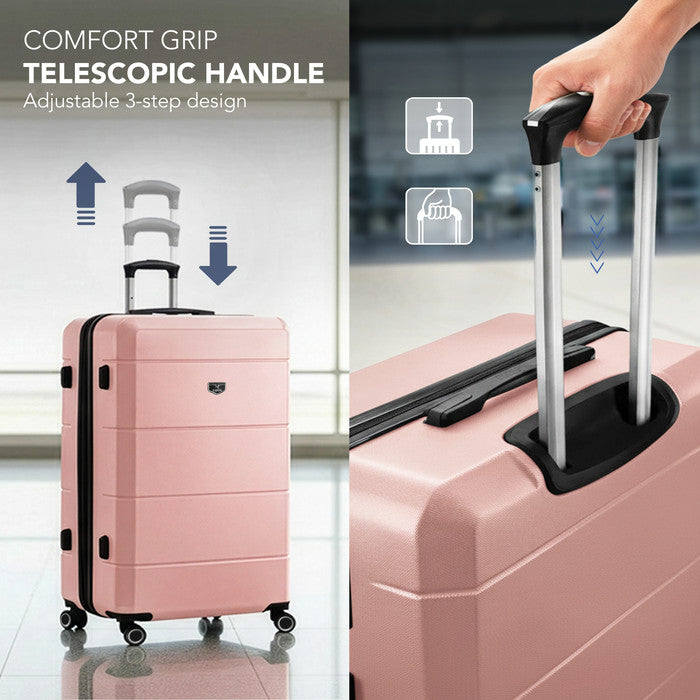28" Jetset Large Suitcase - Rose Gold