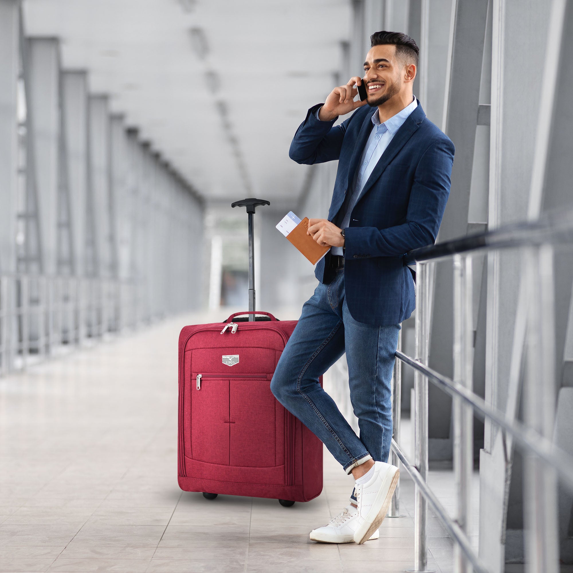Soft Cabin Bag for EasyJet Overhead Locker - Red