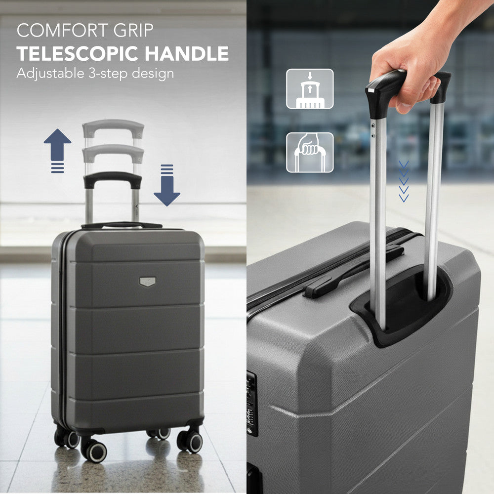 20" Jetset Cabin Suitcase - Gunmetal