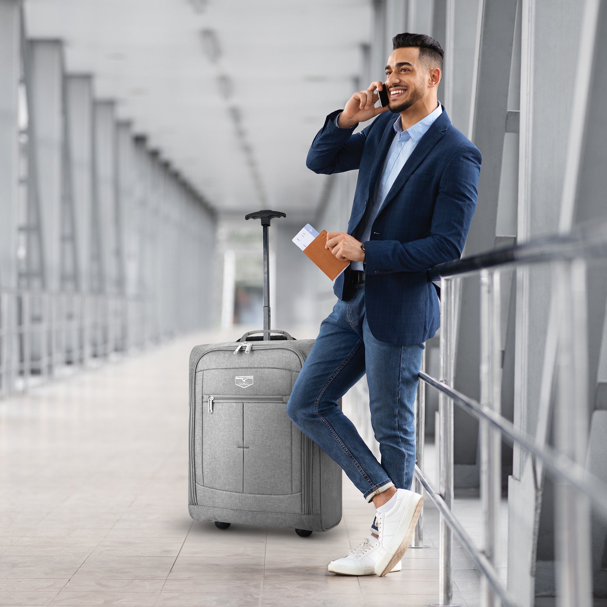 Soft Cabin Bag for EasyJet Overhead Locker - Grey
