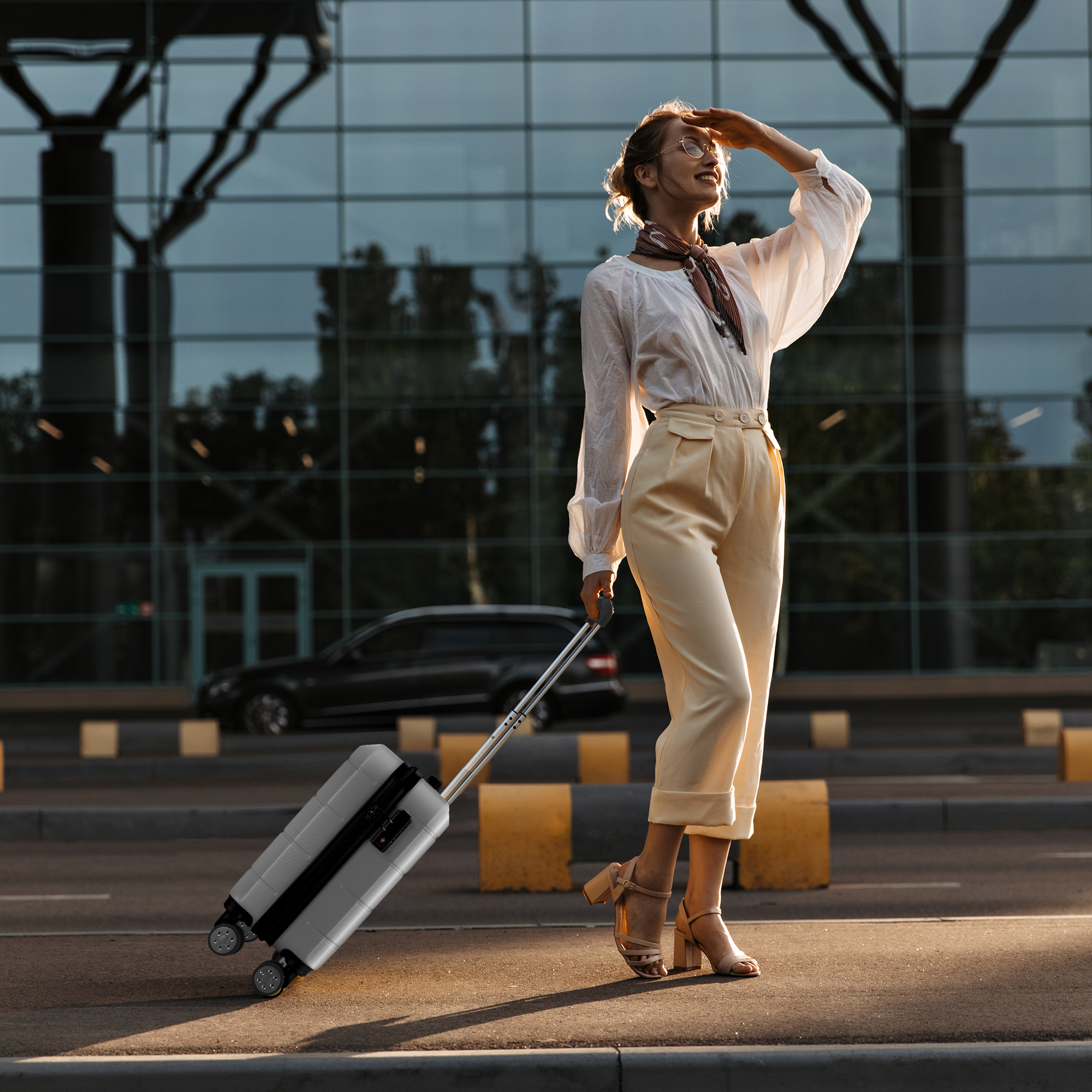 Jetset 15" Underseat Suitcase in Silver