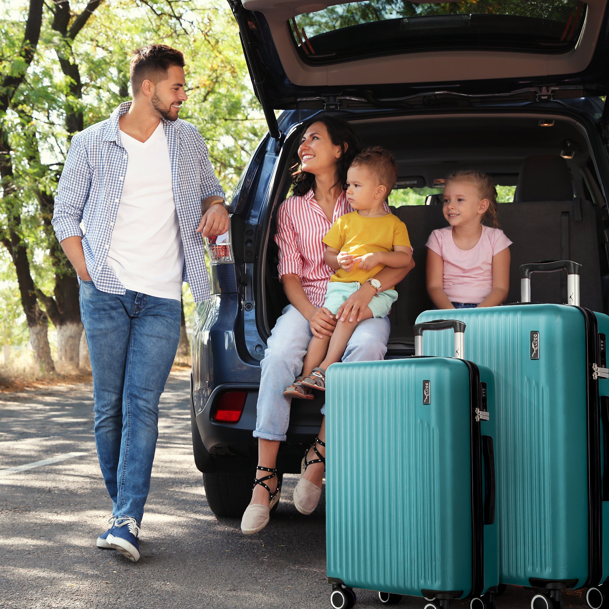 20" Vacay Cabin Suitcase - Ocean