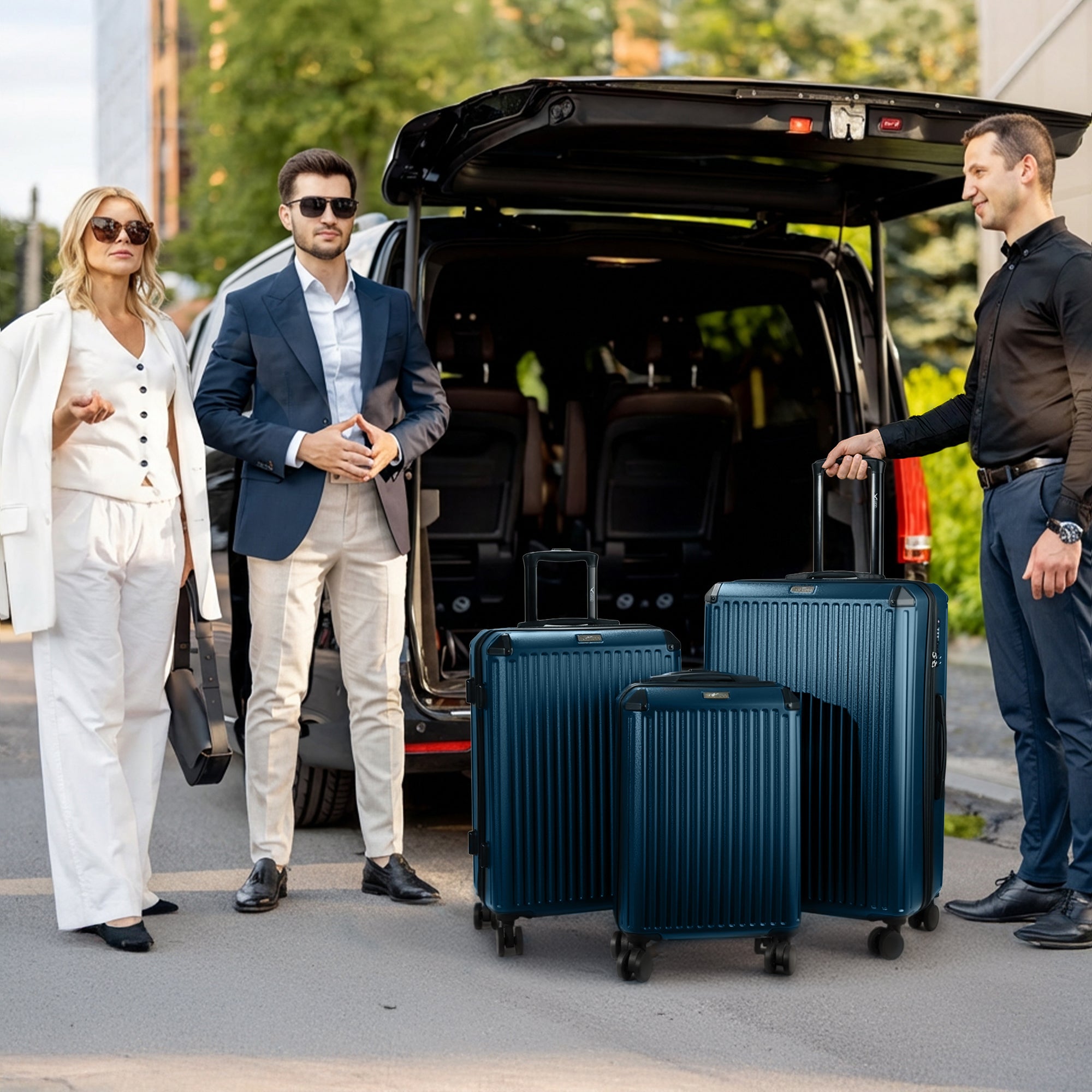 Sky Rover 3pc Set in Indigo Blue - Clearance