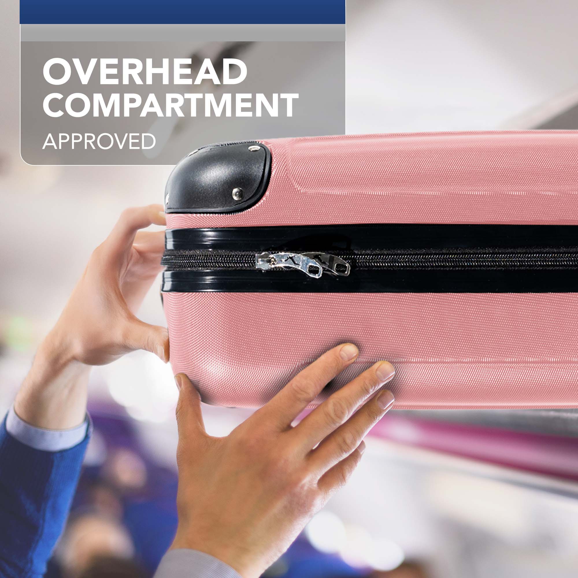 40cm Skywander Underseat Cabin Bag - Rose Gold