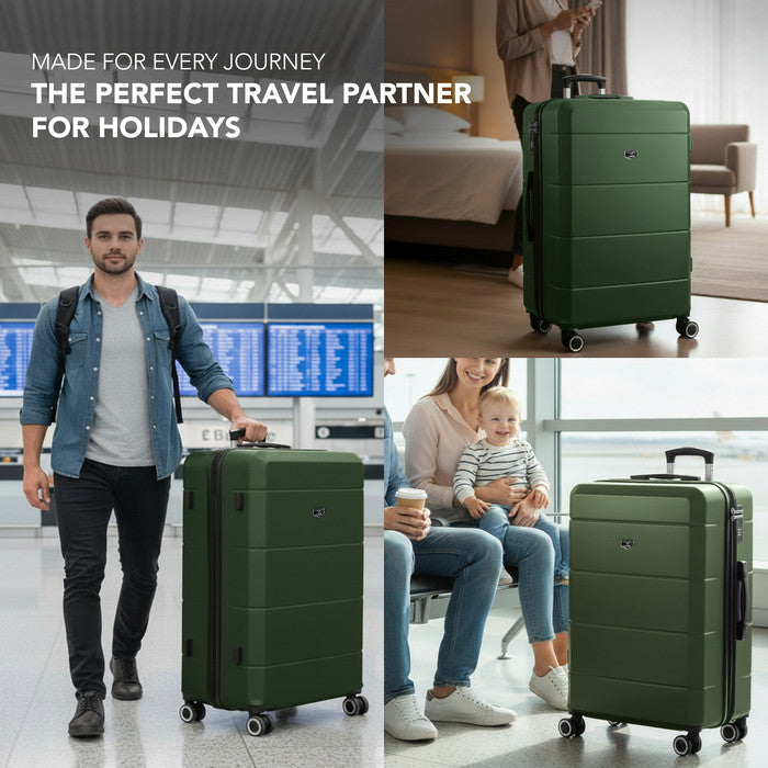 28" Jetset Large Suitcase - Army Green