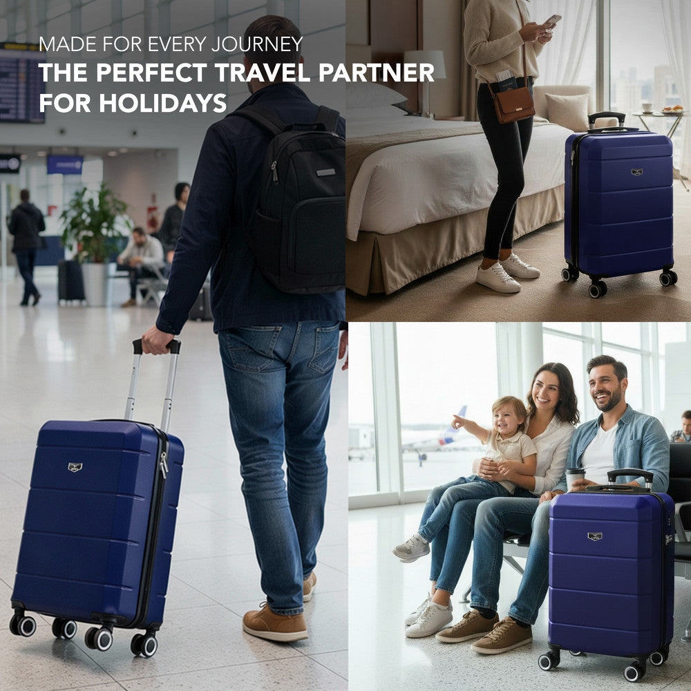 20" Jetset Cabin Suitcase - Midnight Blue